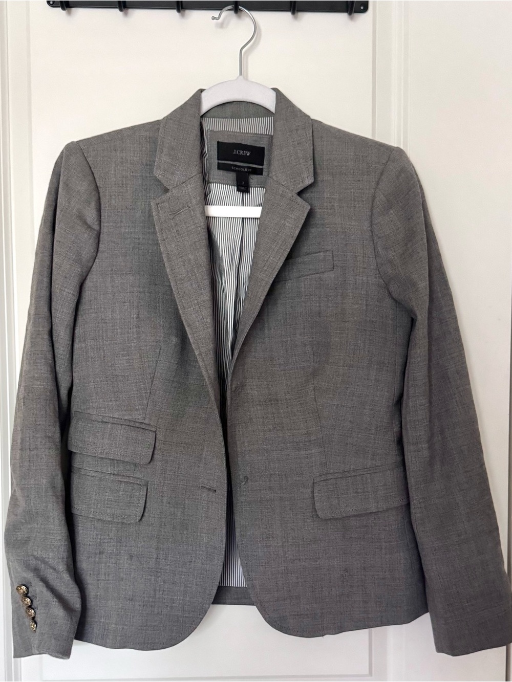 J. Crew Gray Tailored Women's Blazer